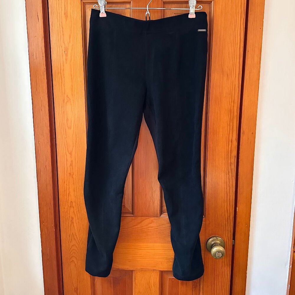 Tahari Faux Suede Leather Leggings - Size Small